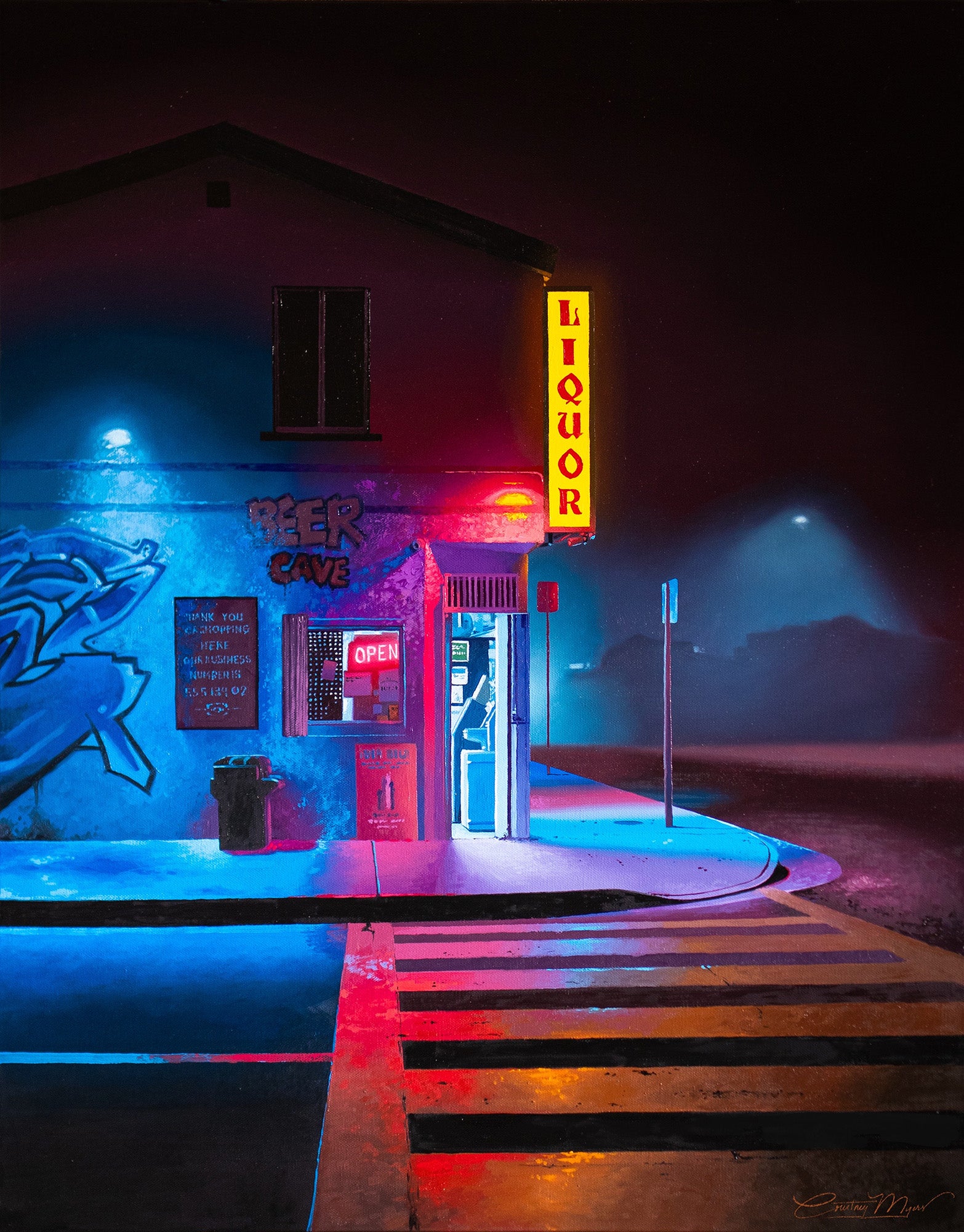 Neon Spirits Courtney Myers Art